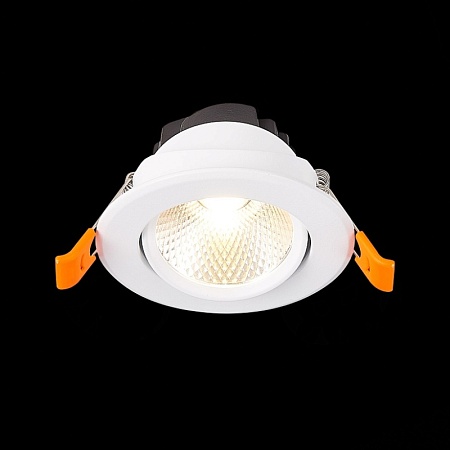 Св-к встр. Белый LED 1*8W 3000K 640Lm Ra80 36° IP20 D86xH50 220-240V ST211.538.08.36 - фото