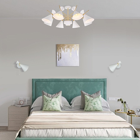 Настенный светильник Eurosvet 70114/1 белый - фото