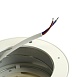 Светильник потолочный Feron HL372 LUNA 25W, 230V, GX70, белый - фото