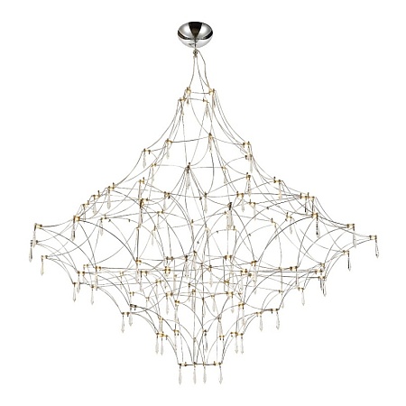 Светильник подвесной ST-Luce Хром/Прозрачный LED 114*0,5W 3000K SL6601.103.114 - фото