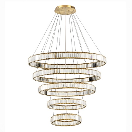 Люстра подвесная ST-Luce Латунь/Прозрачный LED 1*285W 4000K SL1622.313.05 - фото