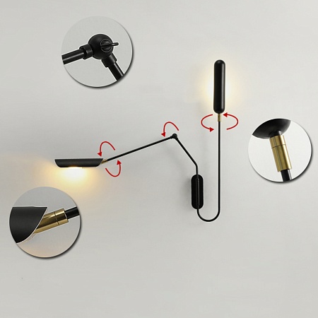 Настенный Светильник Elvis Imperiumloft 224039-23 - фото