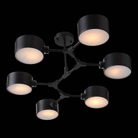 Светильник потолочный Черный/Черный E14 6*60W SLE183402-06 - фото