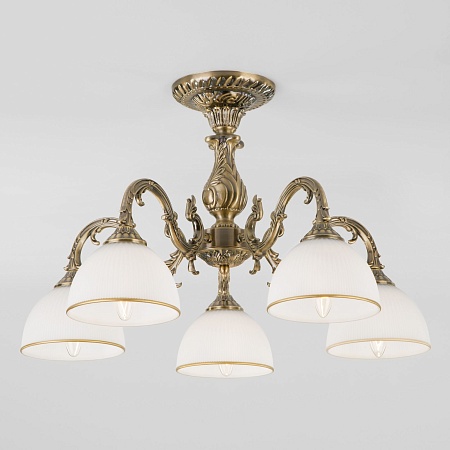 Потолочный светильник Eurosvet 60106/5 античная бронза - фото