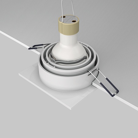 Встраиваемый светильник Technical Atom DL026-2-01W - фото