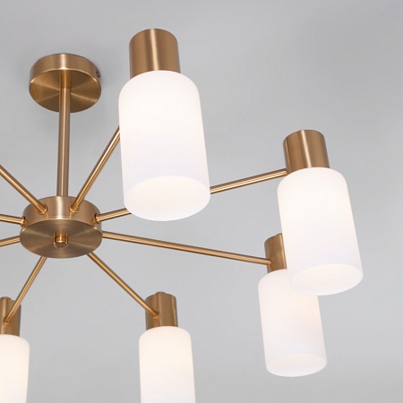 Потолочный светильник Eurosvet 70160/8 латунь Smart - фото