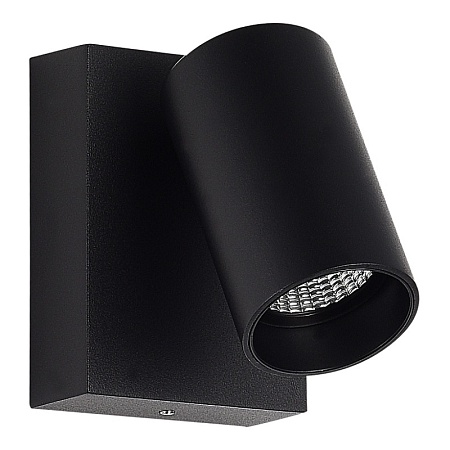 Светильник уличный настенный ST-Luce черный/белый LED 1*9W 3000K SL9515.401.01 - фото