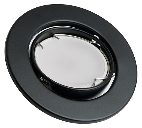 Светильник потолочный встраиваемый Feron DL11 MR16 50W G5.3 чёрный матовый - фото