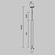 Трековый светильник Technical Skim TR191-1-3W4K-M-B - фото