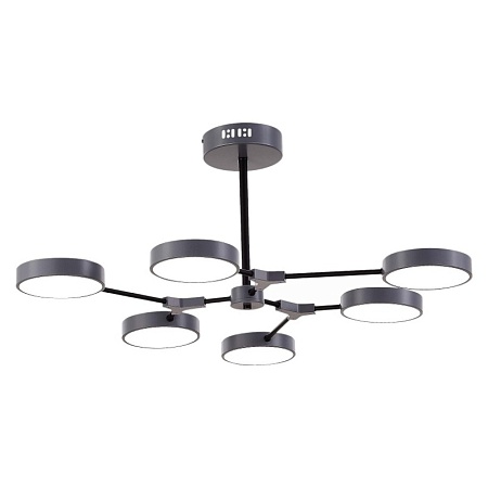 Светильник потолочный Серый, Черный/Серый LED 6*10W SLE6003-702-06 - фото