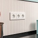 Розетка с заземлением и шторками белая WL01-SKGS-01-IP44 - фото