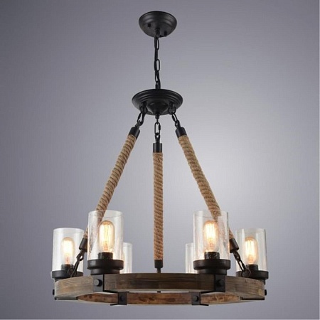 Подвесная люстра ARTE LAMP A1693SP-6BR - фото