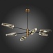 Светильник потолочный ST-Luce Бронза,Черный/Дымчатый E14 6*40W SL1209.302.06 - фото