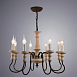 Подвесная люстра Arte Lamp WOODSTOCK A1700LM-8BR - фото