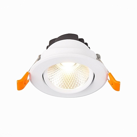 Св-к встр. Белый LED 1*8W 4000K 640Lm Ra80 36° IP20 D86xH50 220-240V ST211.548.08.36 - фото