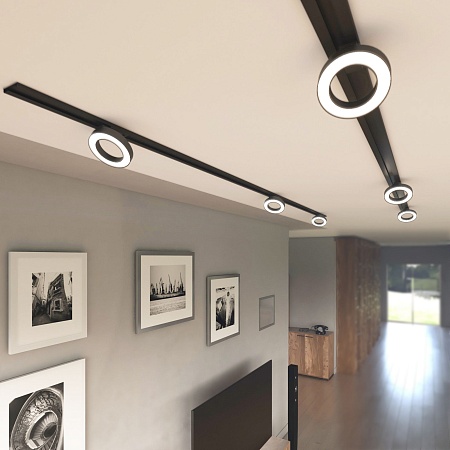 Трековый светодиодный светильник для однофазного шинопровода Spila белый 12W 4200K 85079/01 Elektrostandard - фото