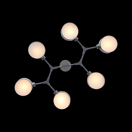 Светильник потолочный Серый/Серый E14 6*60W SLE183702-06 - фото