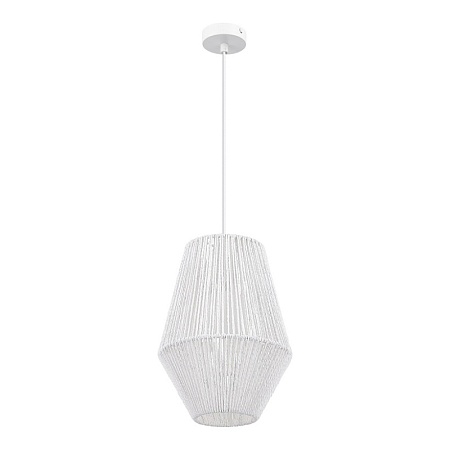 Светильник подвесной белый/белый E27 1*40W SLE6025-513-01 - фото