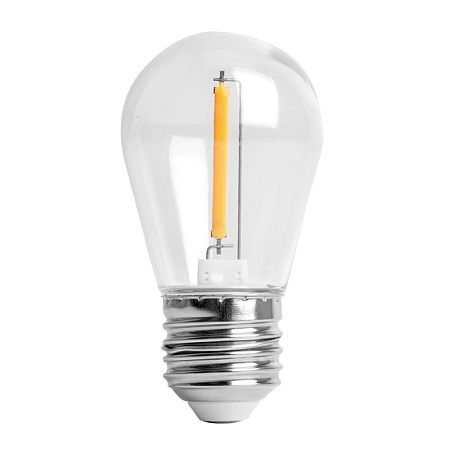 Лампа светодиодная Feron LB-384 метеор E27 0,5W 230V 2700K, 2 лампы в упаковке - фото