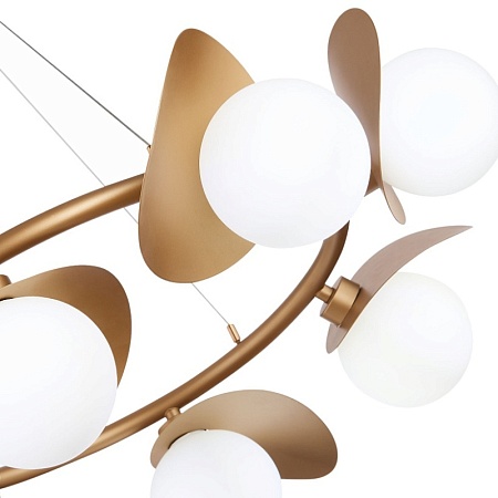 Светильник подвесной Золотистый/Белый G9 LED 8*5W SLE220503-08 - фото