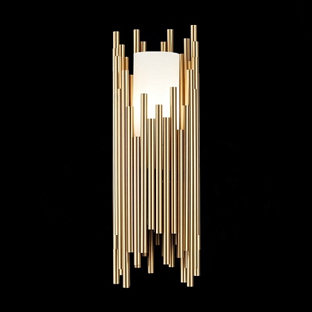 Бра ST-Luce Латунь/Белый E14 1*40W SL1629.301.01 - фото