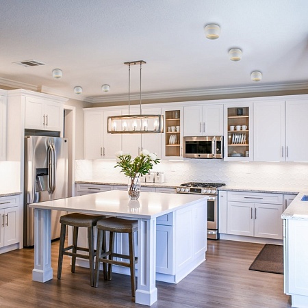 Светильник потолочный Feron HL356 12W, 230V, GX53, белый - фото