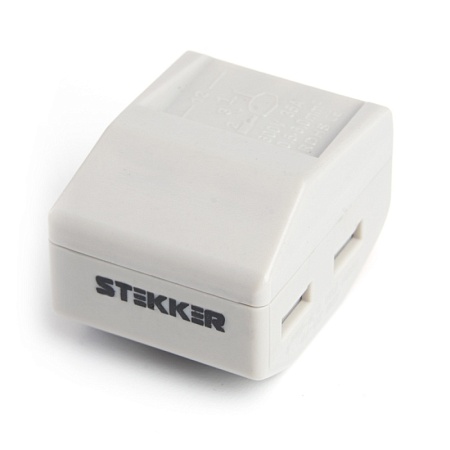 Клемма строительно-монтажная 3-проводная STEKKER, LD222-613 - фото