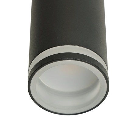 Светильник потолочный Feron ML1008 Barrel LUNA levitation на подвесе MR11 35W 230V, черный 40*250 - фото