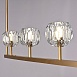 Люстра Rh Boule De Cristal Linear Chandelier 6 Bronze Imperiumloft 240202-22 - фото