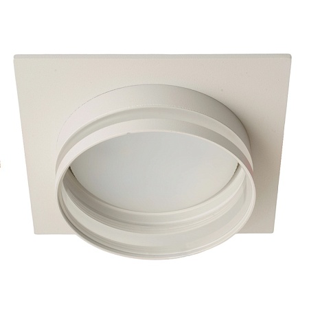Светильник встраиваемый Feron DL503 LUNA потолочный GX53 белый квадрат - фото