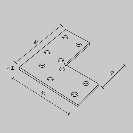 Крепеж для углового соединения накладного шинопровода Exility - фото