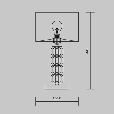 Настольный светильник Maytoni Talento DIA008TL-01CH - фото