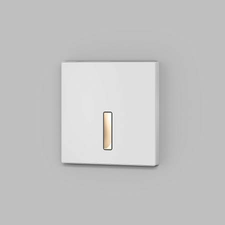 DK1030-WH Светильник встраиваемый в стену, IP 20, LED 3000K, 3 Вт, белый, алюминий - фото