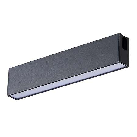 Магнитный трековый светильник FARM Черный LED 1*12W 3000K 576Lm Ra90 120 IP20 L232xW24x ST817.406.12 - фото