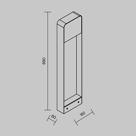 Ландшафтный светильник Outdoor O481FL-L7B3K - фото