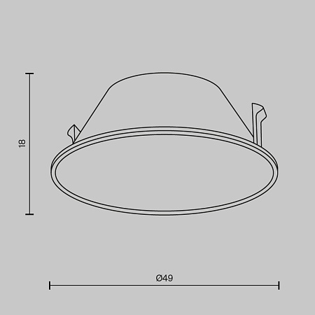 Комплектующие для светильника Technical Ring057-7-B - фото