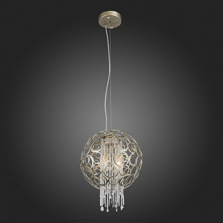 Люстра подвесная ST-Luce Шампань/Шампань, Прозрачный E14 2*40W SL1101.203.02 - фото