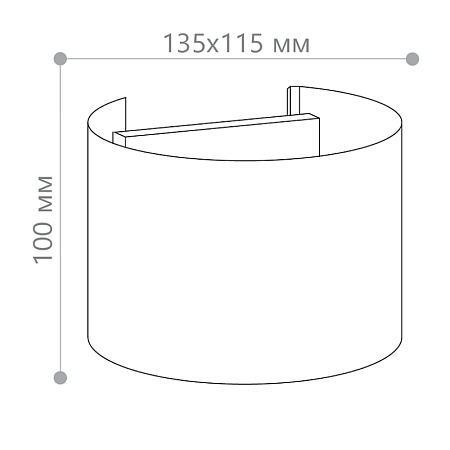 Светильник садово-парковый Feron PL200 на стенувниз  60W E27 230V, белый - фото