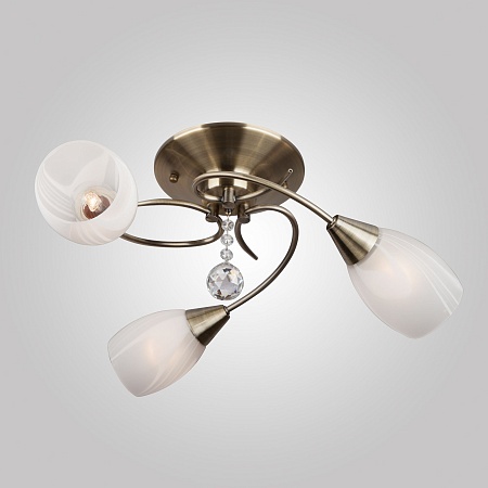 Потолочный светильник Eurosvet 30100/3 античная бронза - фото