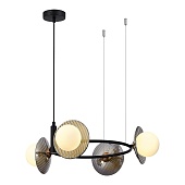 Светильник подвесной ST-Luce Черный/Дымчатый, Белый G9 4*5W 4000K SL1521.403.04