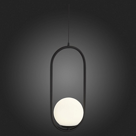 Подвес ST-Luce Черный/Белый LED 1*8W 4000K SL395.403.01 - фото