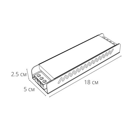 Блок питания 24V 200W 8.3А Arte Lamp STANDART A240606 - фото