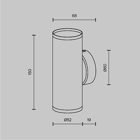 Настенный светильник (бра) Technical FOCUS S C068WL-02MG - фото