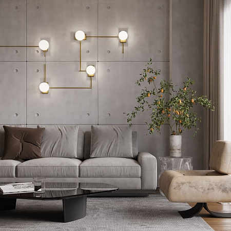 Настенный светильник Eurosvet 40035/1 золото - фото