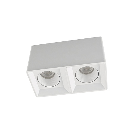 DK3085-WH Светильник накладной IP 20, 10 Вт, GU5.3, LED, белый/белый, пластик - фото