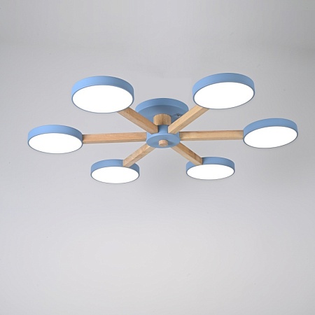 Потолочная Люстра Turna 6 Blue Imperiumloft 178338-26 - фото