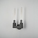 Бра Canelle Wall Lamp Double Sconces Black Imperiumloft 147874-22 - фото