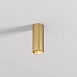 DK2615-SB Накладной светильник SHINE TUBE со светодиодом, D45*H115, IP20, 3000К, 7W, RA?90, сатинированная латунь, алюминий - фото