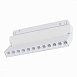 Магнитный трековый светильник белый LED 1*12W 3000K 1 009Lm Ra>80 36° IP20 L219xW22xH10 ST364.536.12 - фото