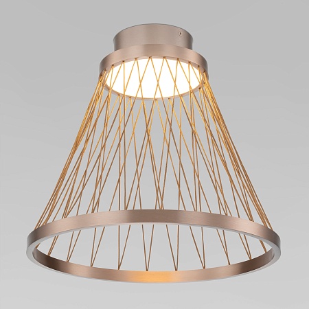 Потолочный светильник Eurosvet 40018/1 LED коричневый - фото